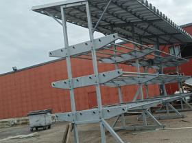 3-osainen varastohylly