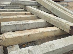 Betonipalkki käytetty useita