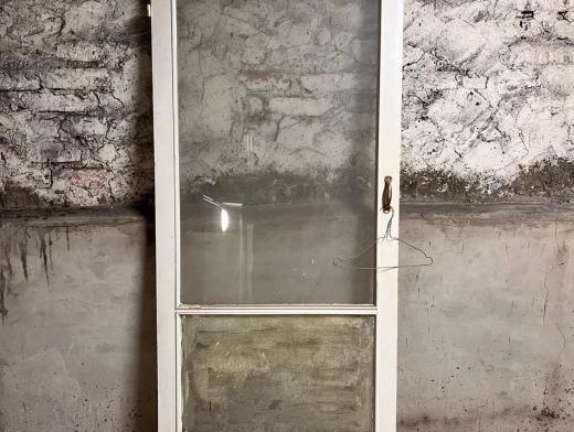 Väliovi 50-luvulta, lasiovi