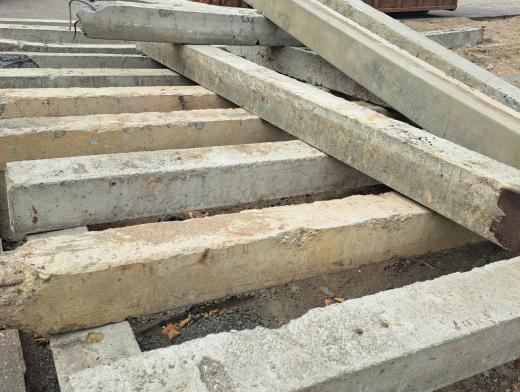 Betonipalkki käytetty useita